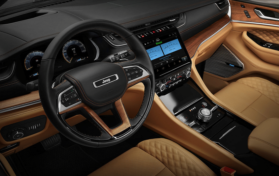 Cabine avant du Jeep Grand Cherokee 2025
