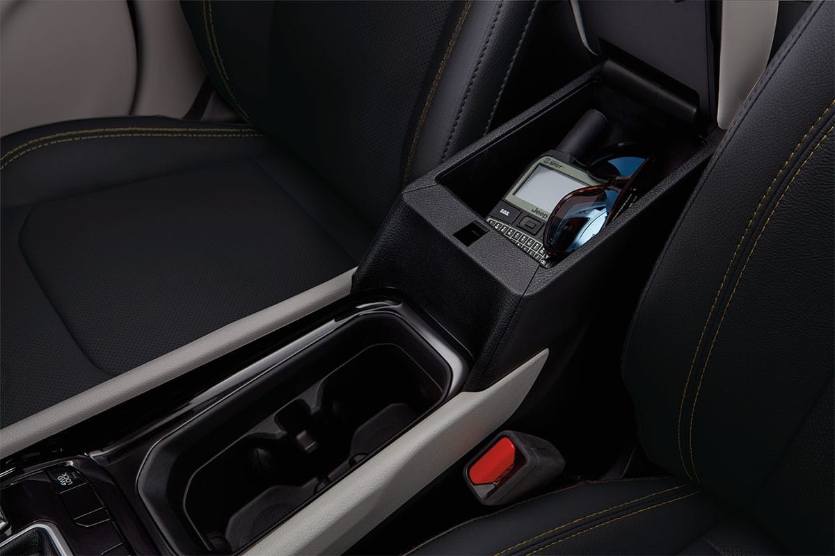 2025 Jeep Compass cargo storage area with 60/40 split folding