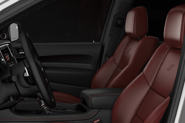 Sièges avant haut de gamme du Dodge Durango 2025 à réglage électrique et revêtement en cuir
