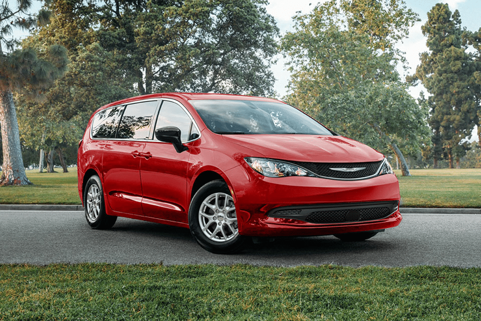 2025 Chrysler Grand Caravan exterior side profile showing sleek minivan design
