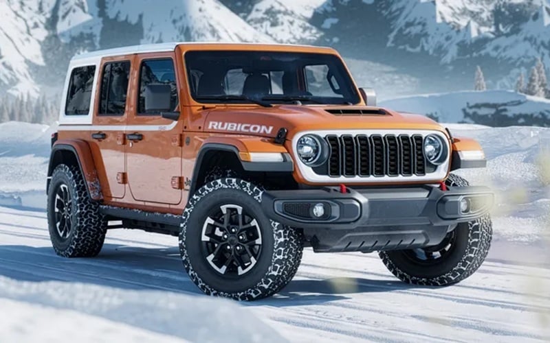 2026 Orange Jeep Wrangler Rubicon